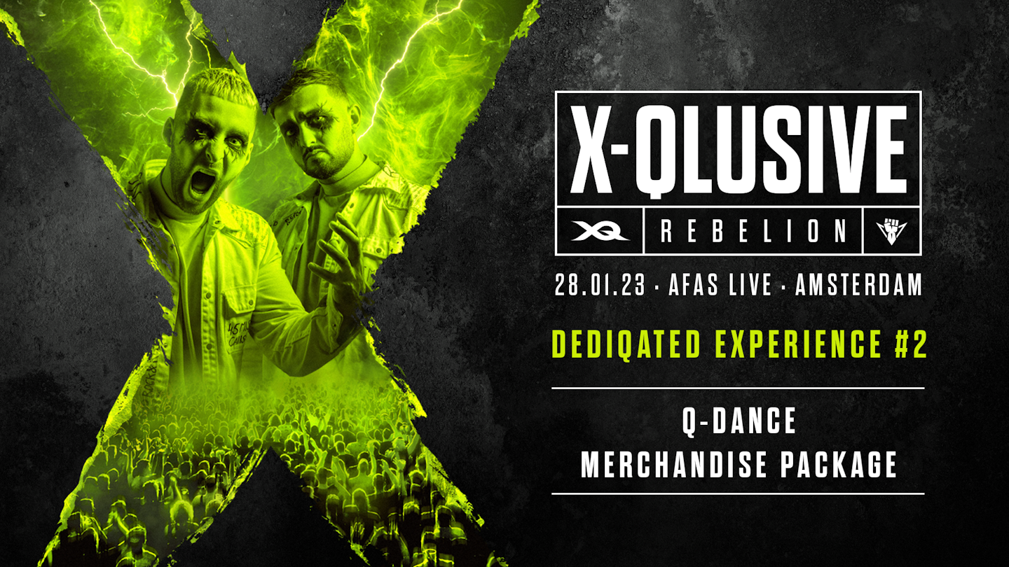 Qdance Merchandise Package XQlusive Rebelion Qdance